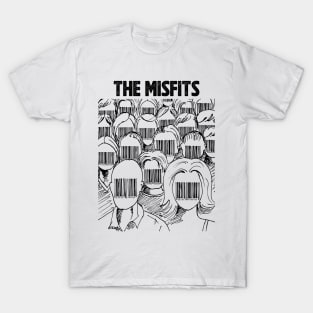 Barcode face The Misfits T-Shirt